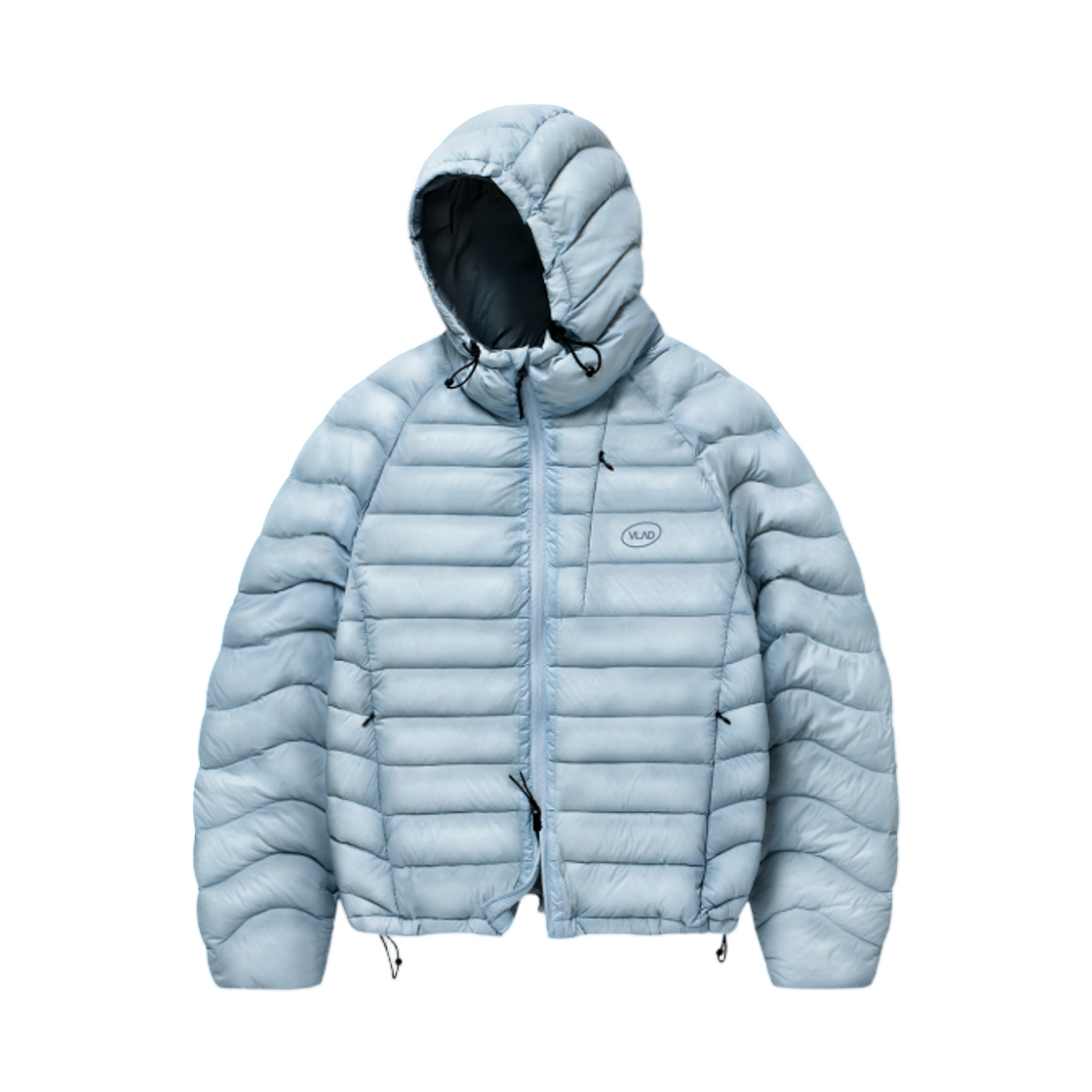 디미트리블랙 VLAD 라이트 쉘 라이트웨이트 다운 자켓 후드 스카이 블루(Dimitri Black VLAD Light Shell Lightweight Down Jacket Hooded Sky Blue)