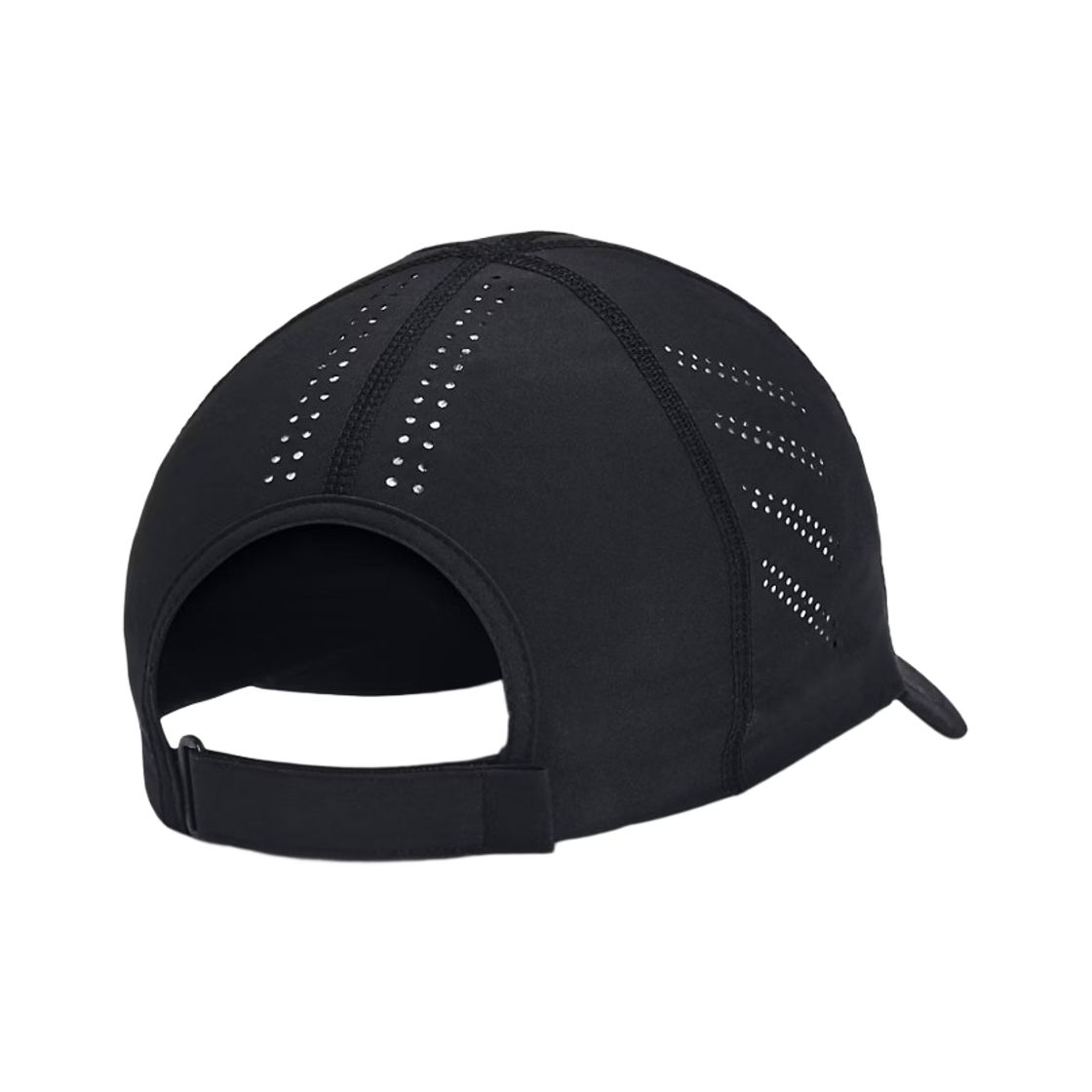 (W) 언더아머 벨로시티 로우 어드저스터블 캡 블랙 리플렉티브((W) Under Armour Velociti Low Adjustable Cap Black Reflective) - 2