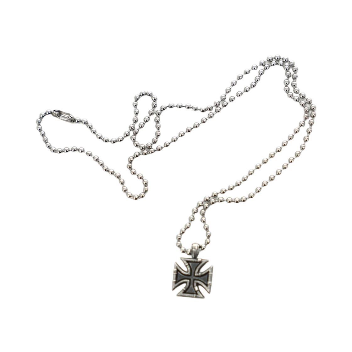이티씨이 페이디드 크로스 팬던트 실버(ETCE Faded Cross Pendant Silver)