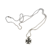 ETCE Faded Cross Pendant Silver