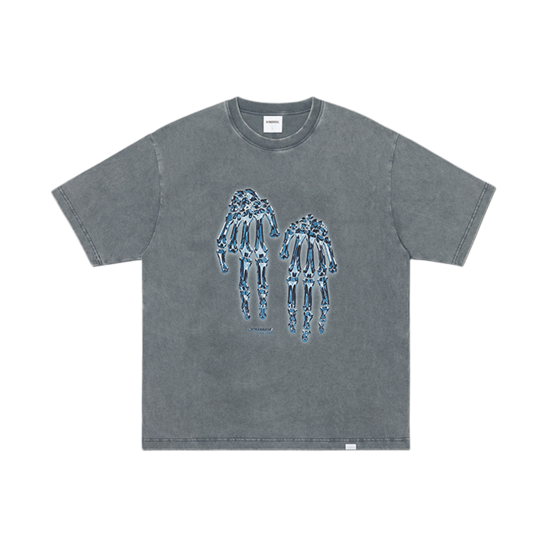 NMSS62TS31WGY NOMANUAL Metal F.S T-shirt Washed Gray