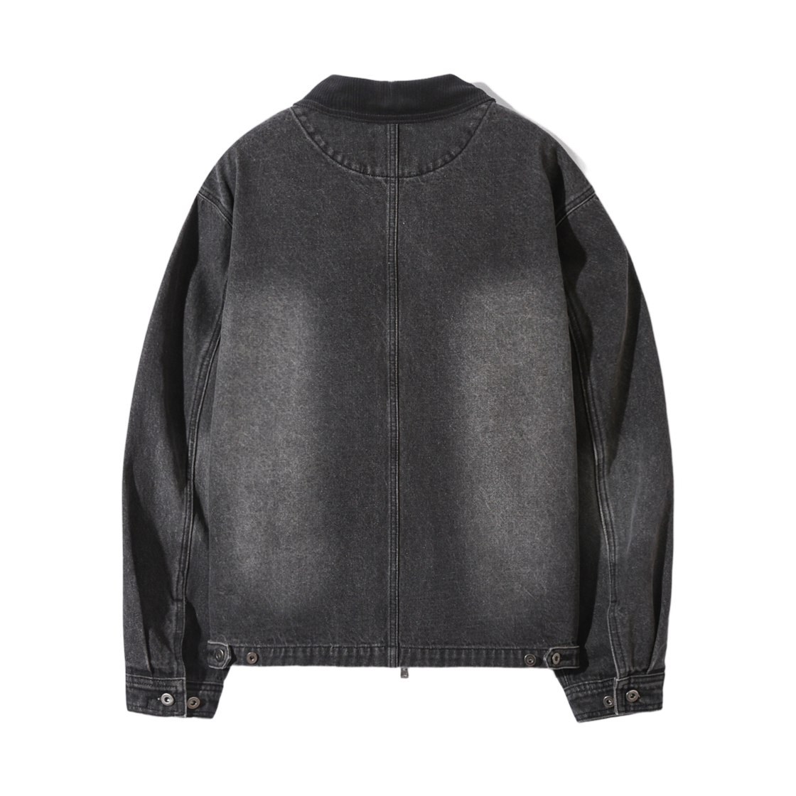 디미트리블랙 투웨이 OG 에센셜 페이드 워싱 미시건 데님 자켓 빈티지 블랙(Dimitri Black 2Way OG Essential Fade Washing Michigan Denim Jacket Vintage Black) - 2