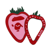 BAPE Strawberry Ape Head Carabiner Red
