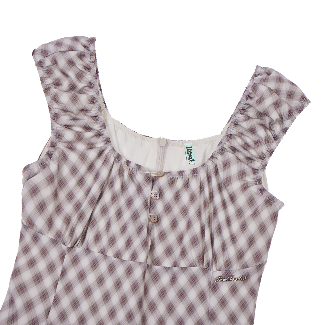 로제프란츠 퍼프 슬리브 로맨틱 미니 원피스 브라운(Rosefrantz Puff Sleeve Romantic Mini Dress [Brown]) - 2