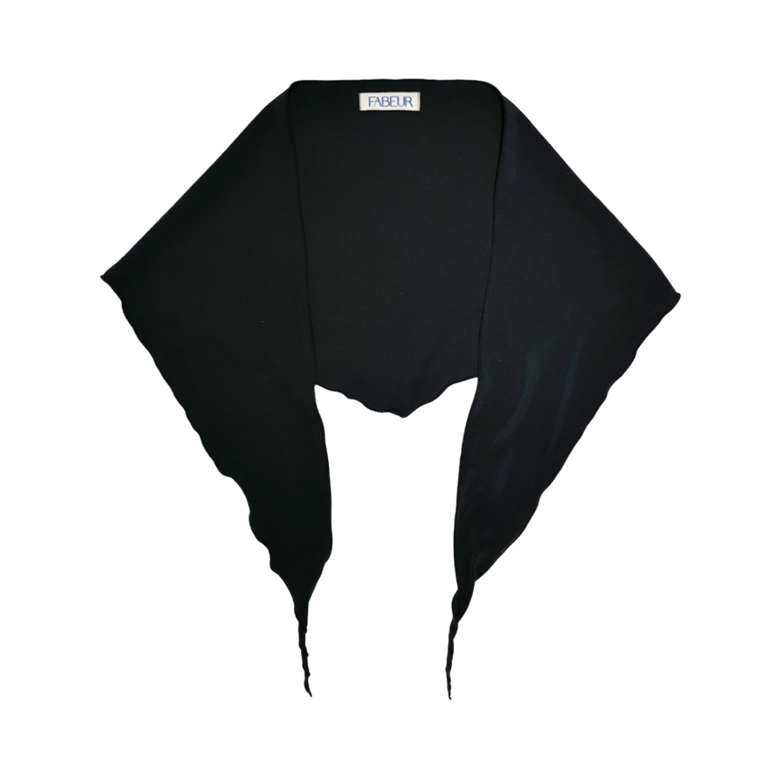 파버 크루아상 스카프 블랙(FABEUR Croissant Scarf Black) - 2
