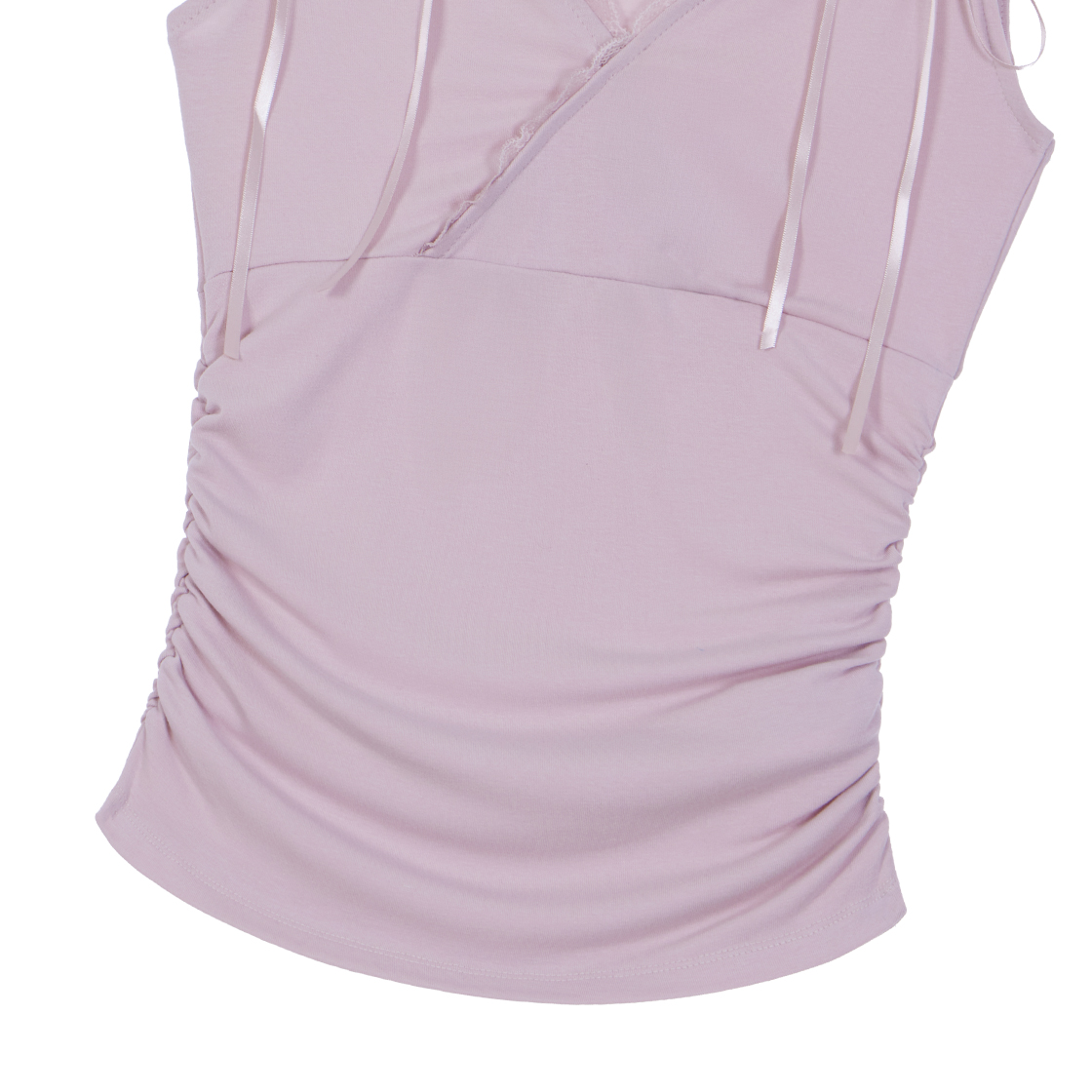 로제프란츠레이스 트리밍 리본 뮤즈 슬리브리스 핑크(Rosefrantz Lace-trim Ribbon Muse Sleeveless [Pink]) - 3