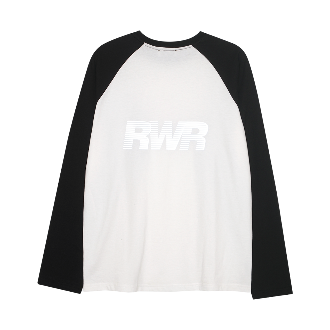 [KREAM 단독] 런위더 에센셜 레글런 롱 슬리브 화이트([KREAM 단독] runwhither Essential Raglan Long Sleeve White)