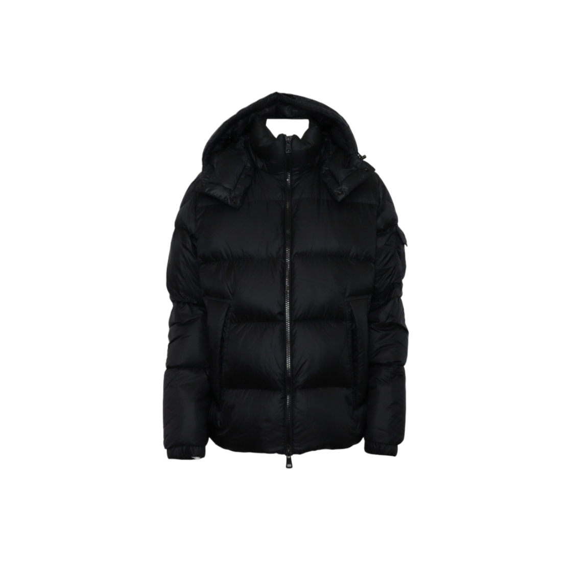 ITOTJIEK8NIU Moncler Black Couyere Hooded Short Down Jacket