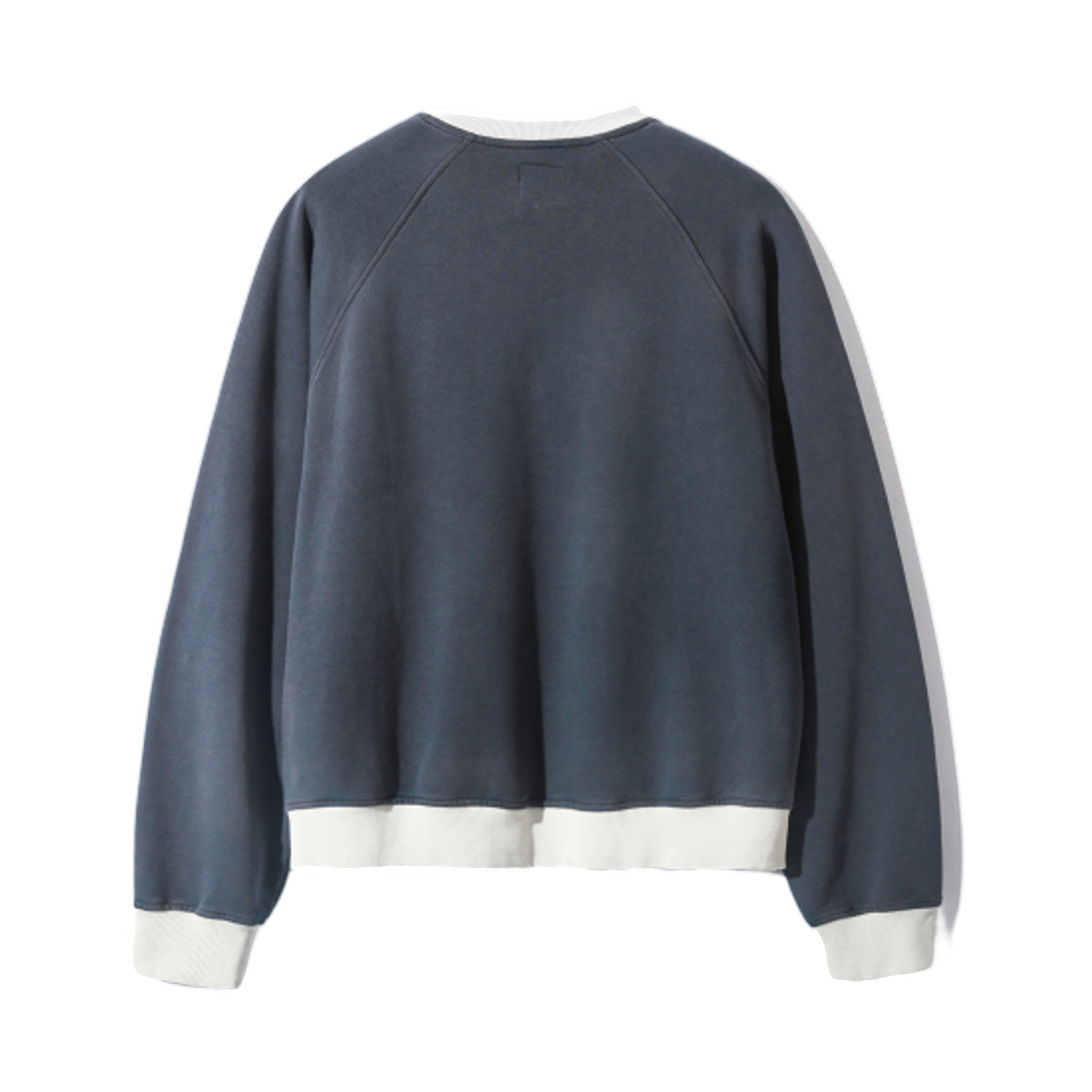 디미트리블랙 ASI 피그먼트 컬러 믹스드 페이드 링거 스웨트셔츠 네이비(Dimitri Black ASI Pigment Color Mixed Fade Ringer Sweatshirt Navy) - 2