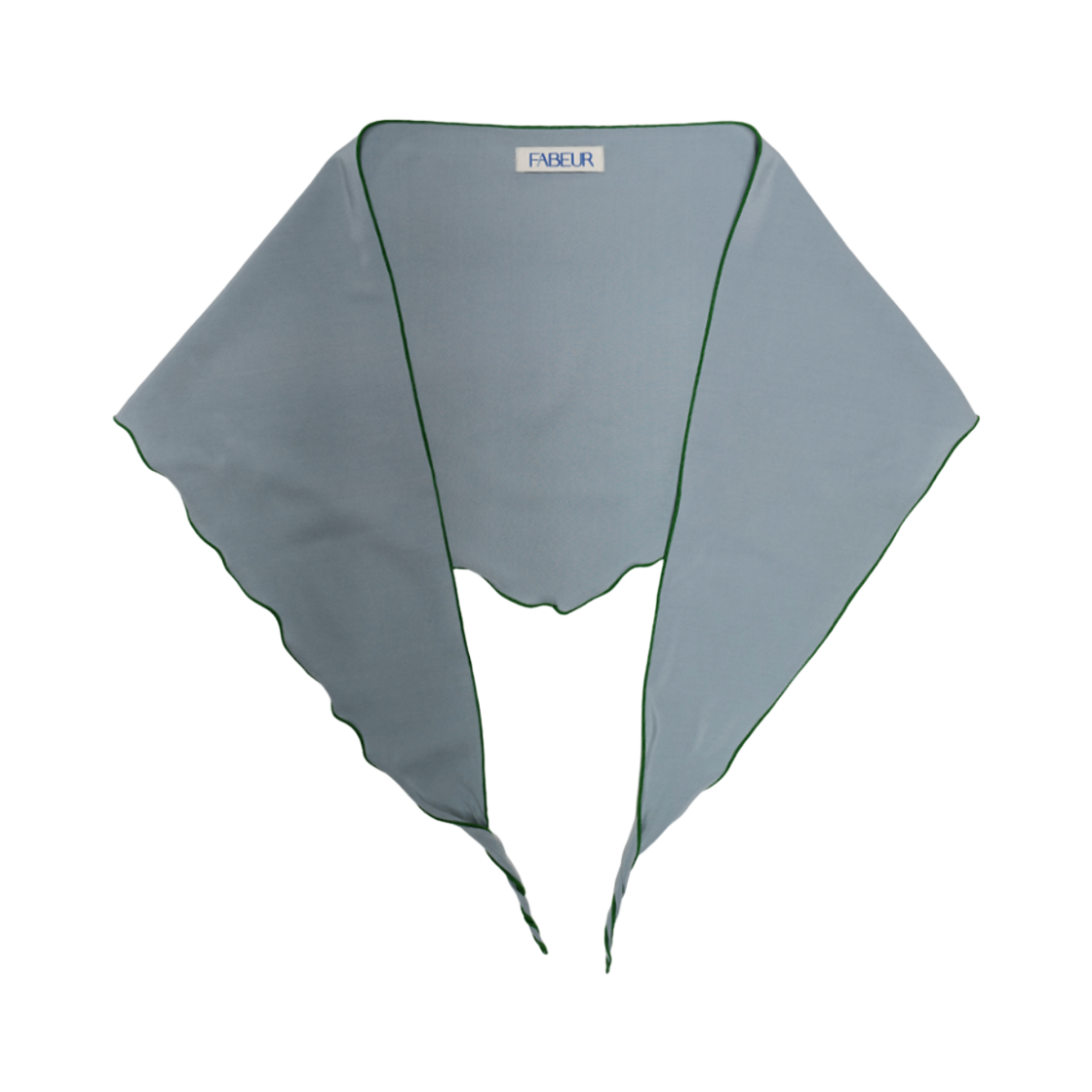 파버 크루아상 스카프 애쉬/그린(FABEUR Croissant Scarf Ash/Green) - 2