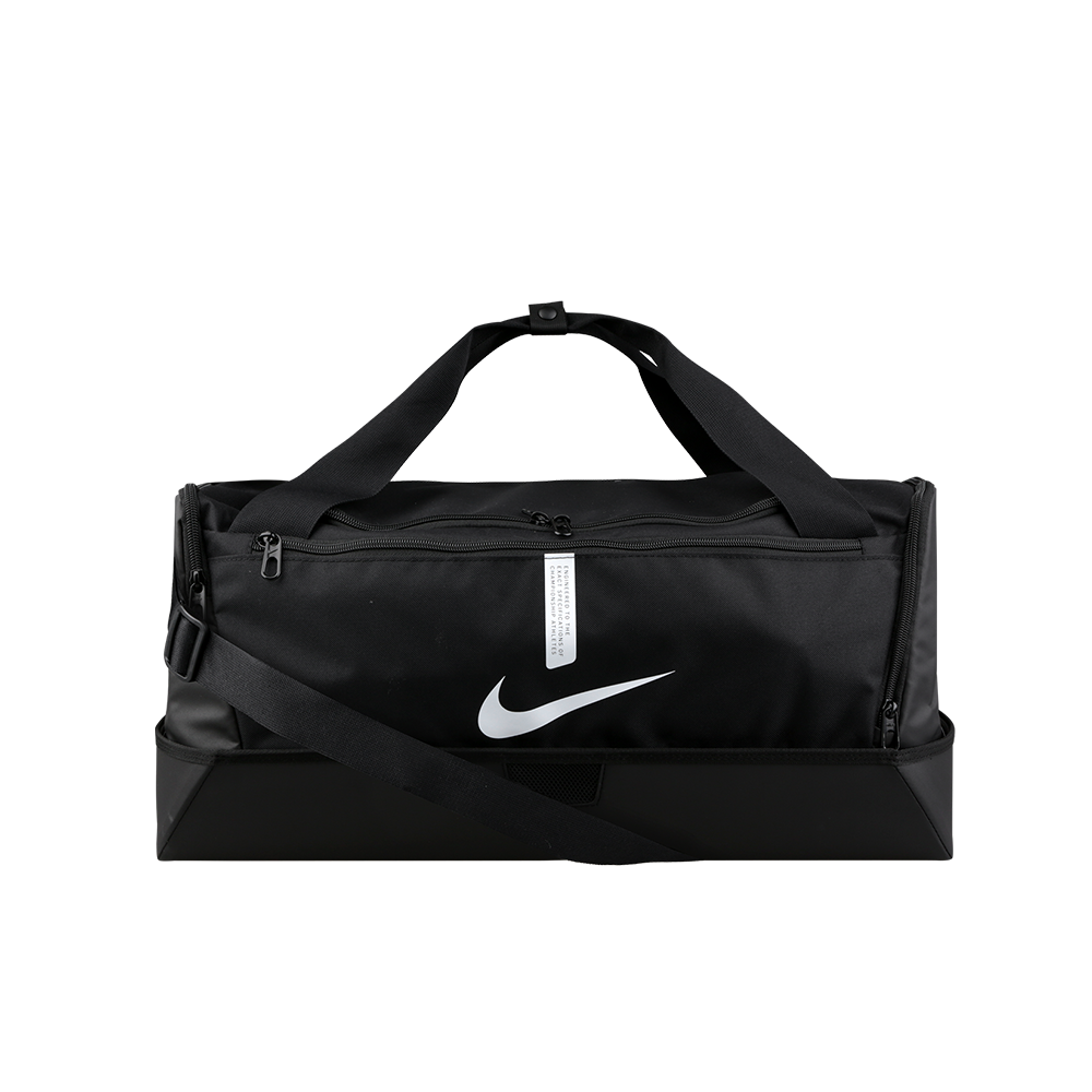 나이키 아카데미 팀 하드케이스 더플백 미디움 37l 블랙 화이트(Nike Academy Team Hardcase Duffel Bag Medium 37L Black White)