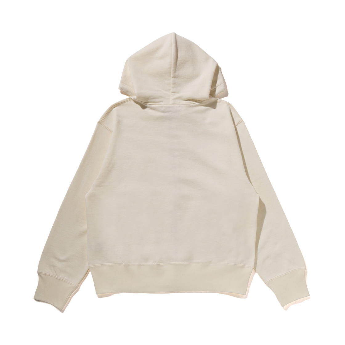 (W) 베이프 컬리지 집 후드 아이보리((W) BAPE College Zip Hoodie Ivory) - 2