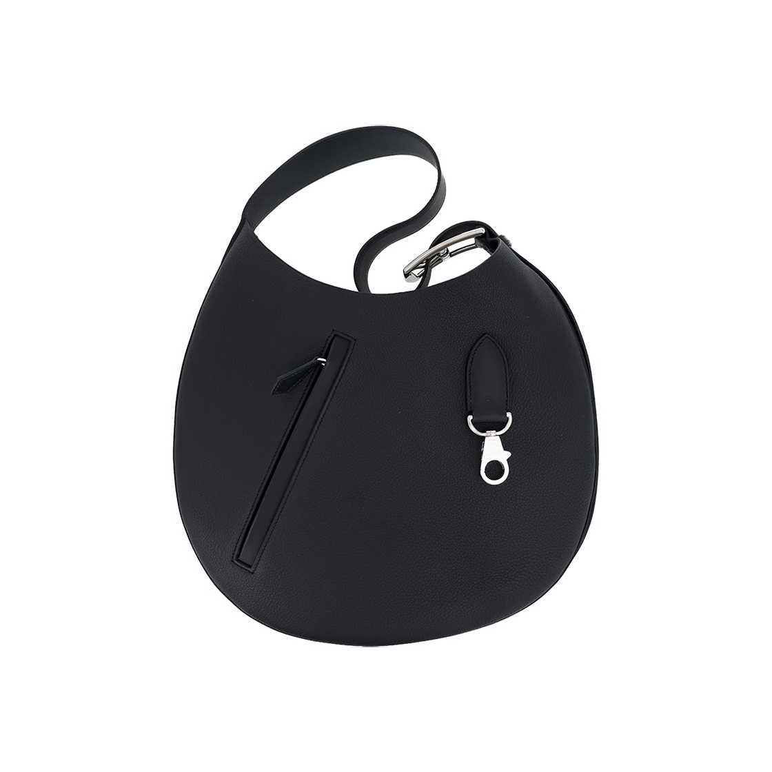 ITT578S32M22 Hermes Arcon Bag Black Silver Hardware (K Monogram)