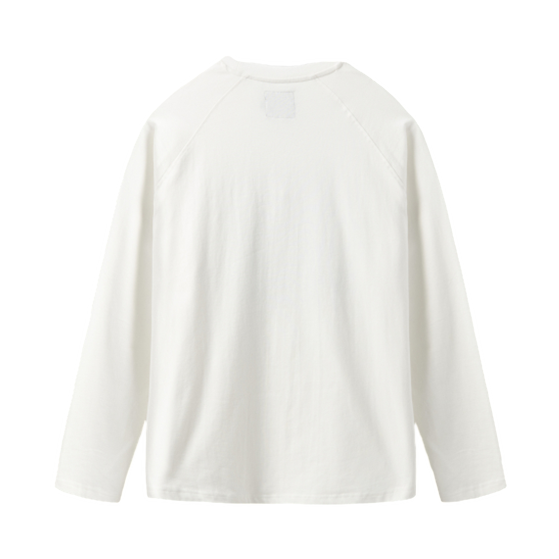디미트리블랙 래글런 컬러 블록 피그먼트 아트워크 티셔츠 화이트(Dimitri Black Raglan Color Block Pigment Artwork T-Shirt White) - 2