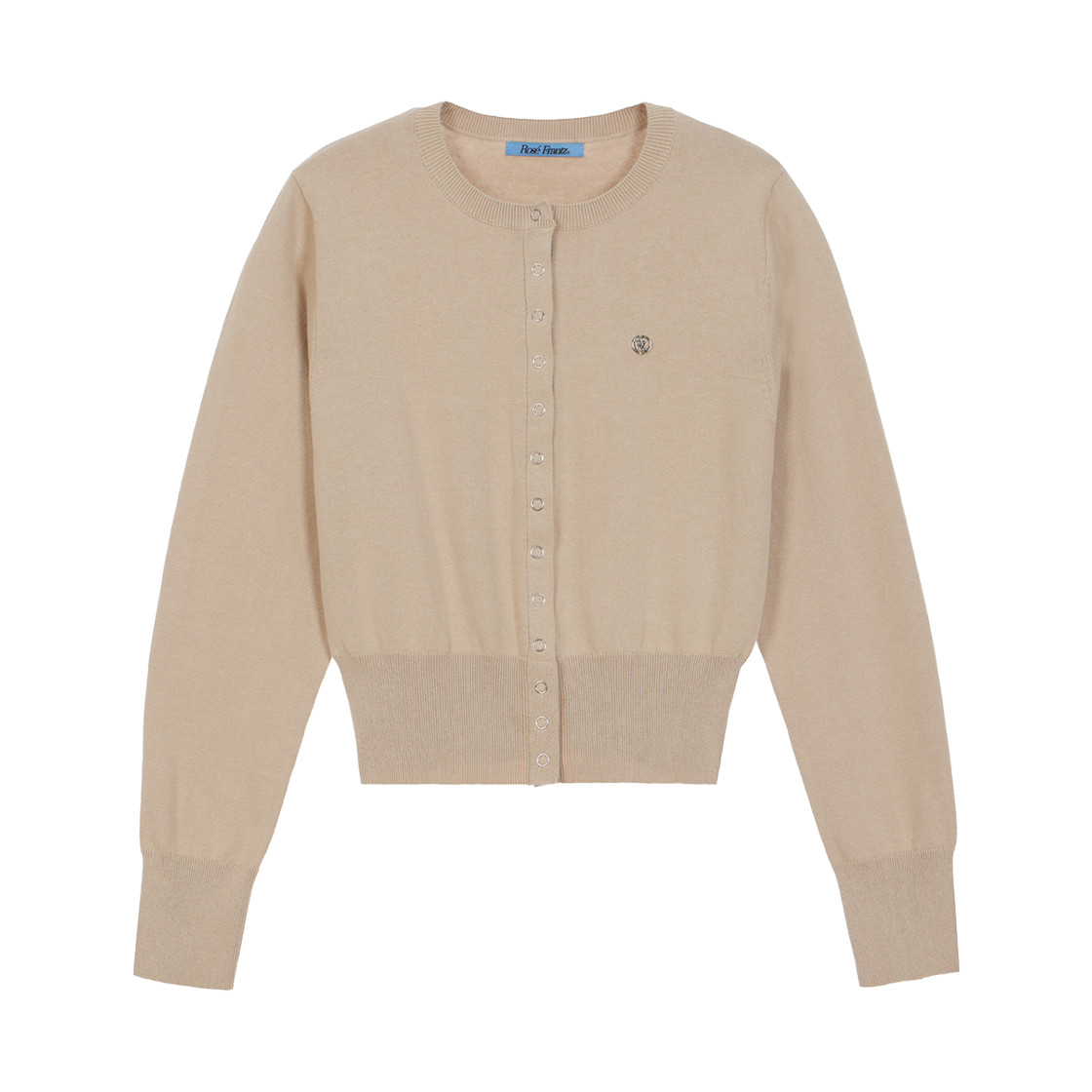 로제프란츠 아일렛 라운드 가디건 베이지(Rosefrantz Eyelet Round Cardigan [Beige])
