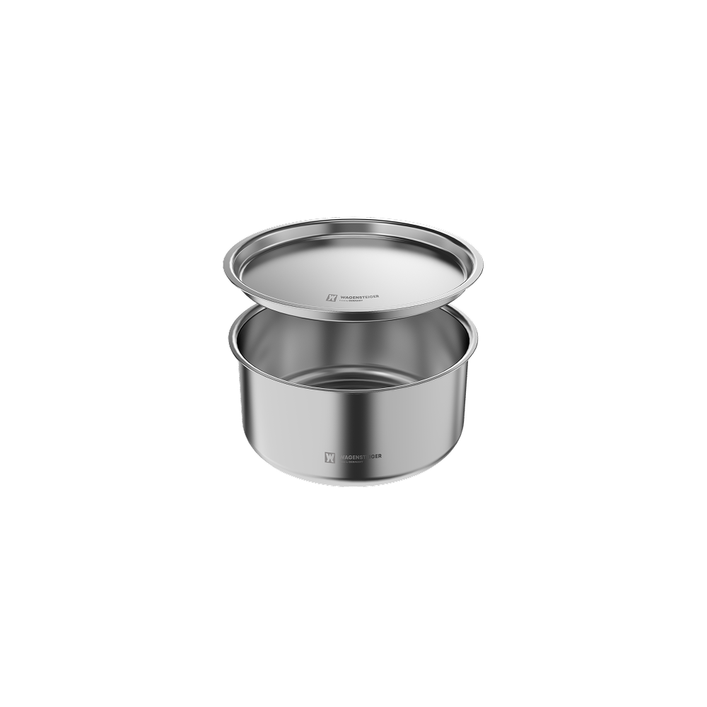 바겐슈타이거 룬다르트 무연마제 스텐 304 캐니스터 낮은형(대)1000ml(WAGENSTEIGER Rundart Non-Polishing Stainless Steel 304 Canister Low Type (Large) 1000ml) - 1