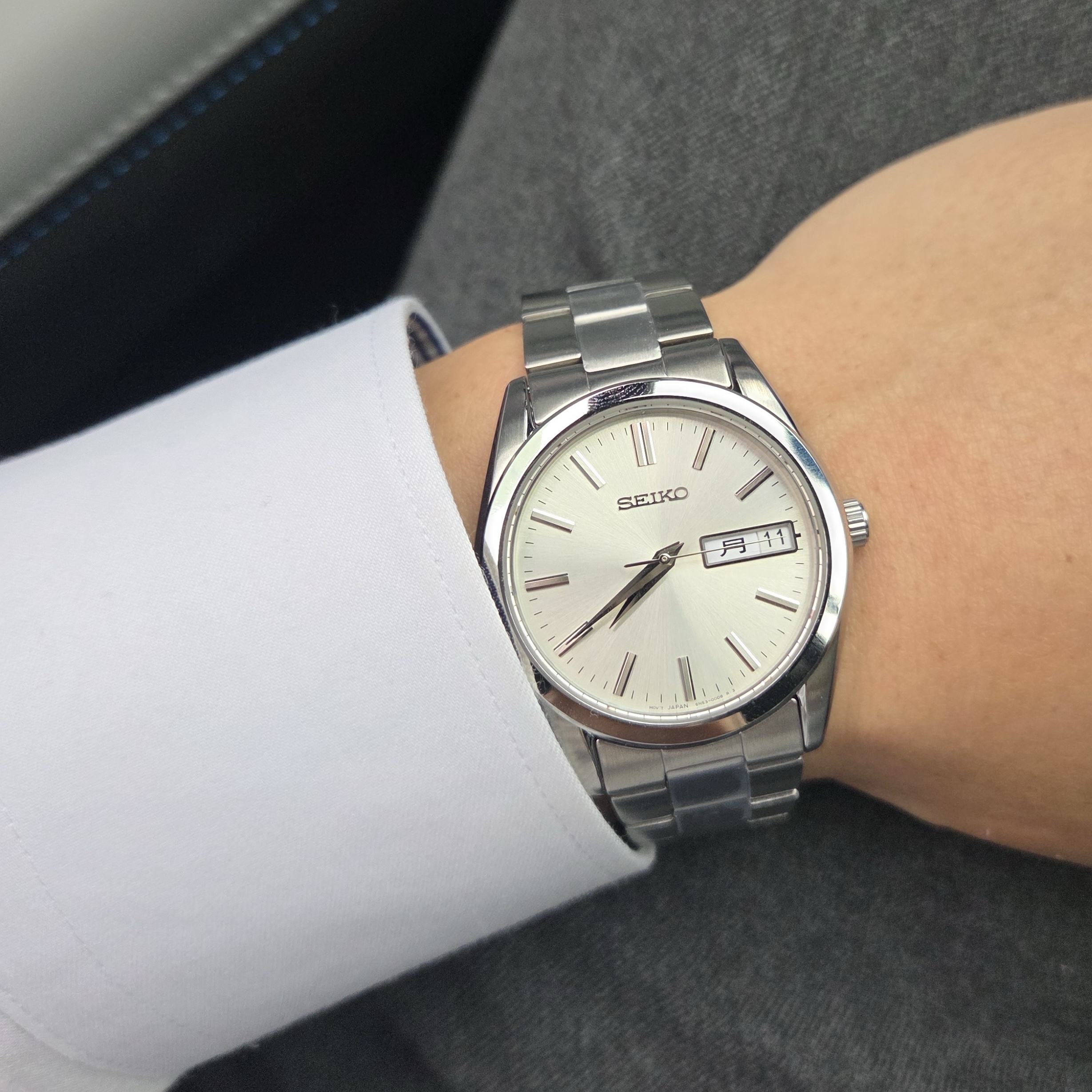 Seiko SBTH007 Silver 착용 스타일