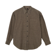 Taiga Takahashi Lot.106  Narrow Collar Shirt Charcoal