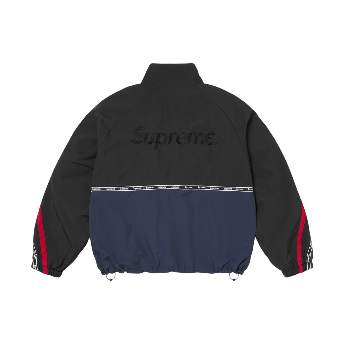 슈프림 로고 테이핑 트랙 자켓 네이비 - 26SS(Supreme Logo Taping Track Jacket Navy - 26SS) - 2