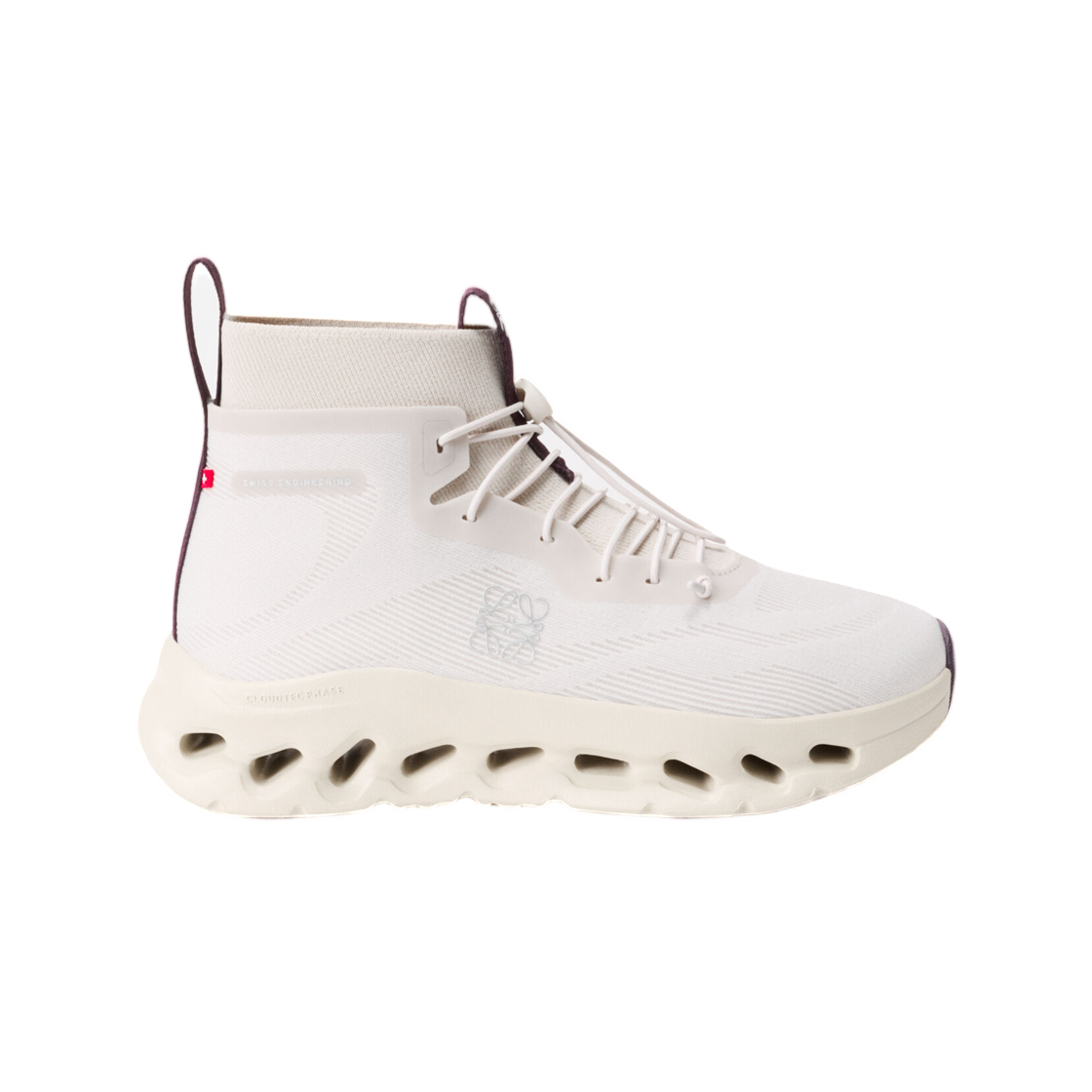 (W) 로에베 x 온 러닝 클라우드틸트 하이 샌드 오트밀 플럼((W) Loewe x On Running Cloudtilt Hi Sand Oatmeal Plum)