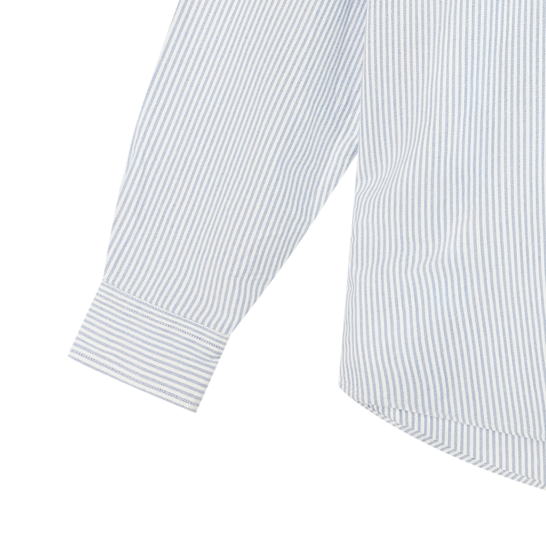 [10%적립] 폴로 랄프 로렌 커스텀핏 옥스포드 셔츠 블루 화이트 스트라이프 - 26SS([10%적립] Polo Ralph Lauren Custom Fit Oxford Shirt Blue White Stripe - 26SS) - 5