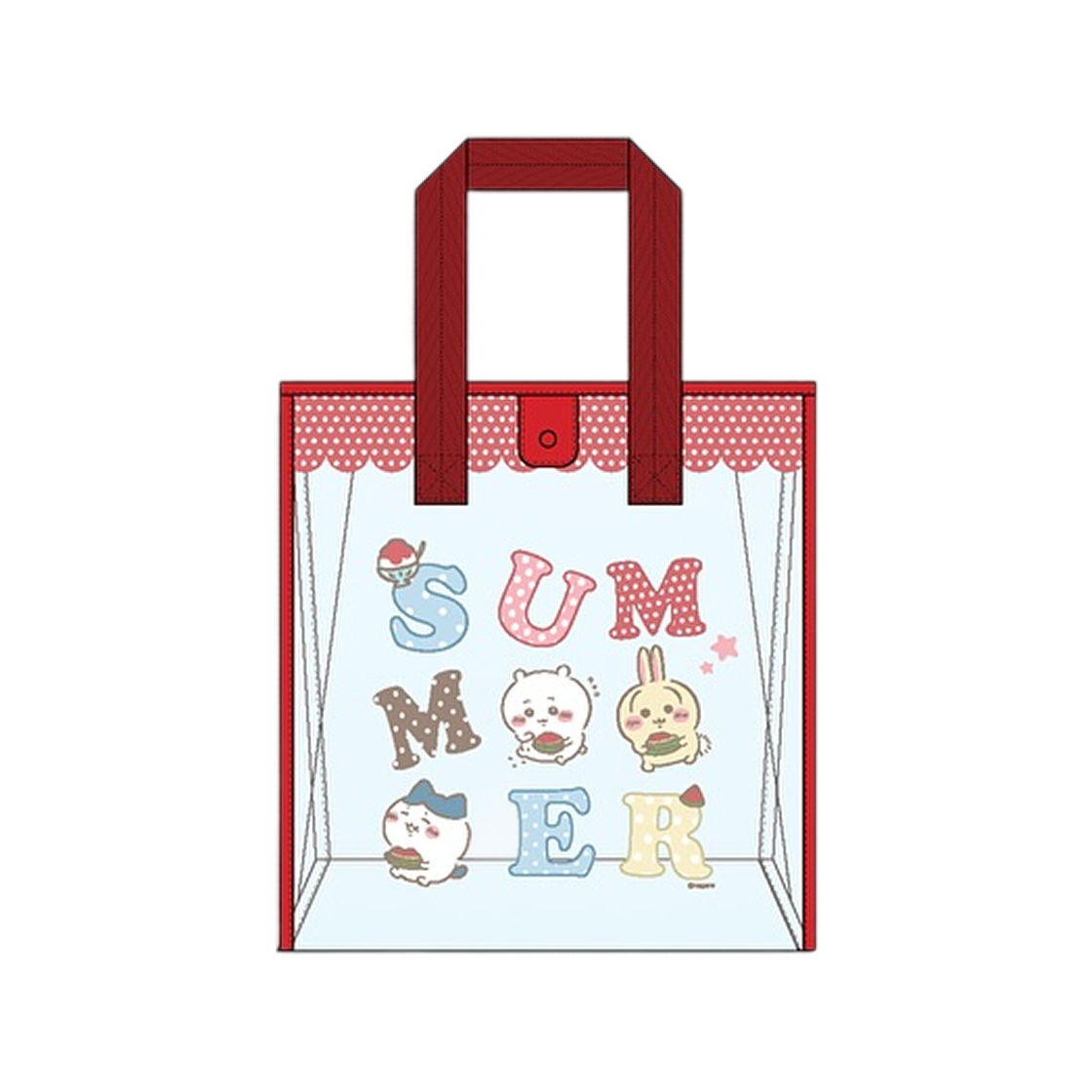 스파오 x 치이카와 썸머 비치 백 레드(Spao x Chiikawa Summer Beach Bag Red) - 1