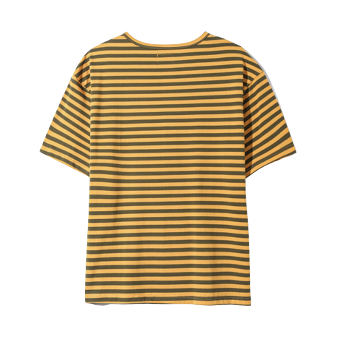 디미트리블랙 ASI 레이어링 스트라이프 숏슬리브 티셔츠 오렌지 카키(Dimitri Black ASI Layering Stripe Short Sleeve T-Shirt Orange Khaki) - 2