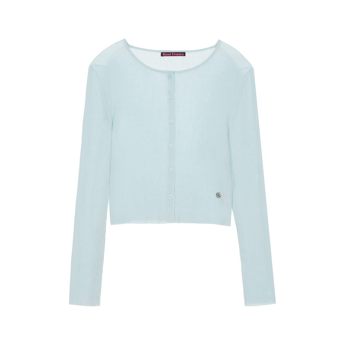 RS25CCD102SBL Rosefrantz Linen Knit Cardigan [Sky Blue]
