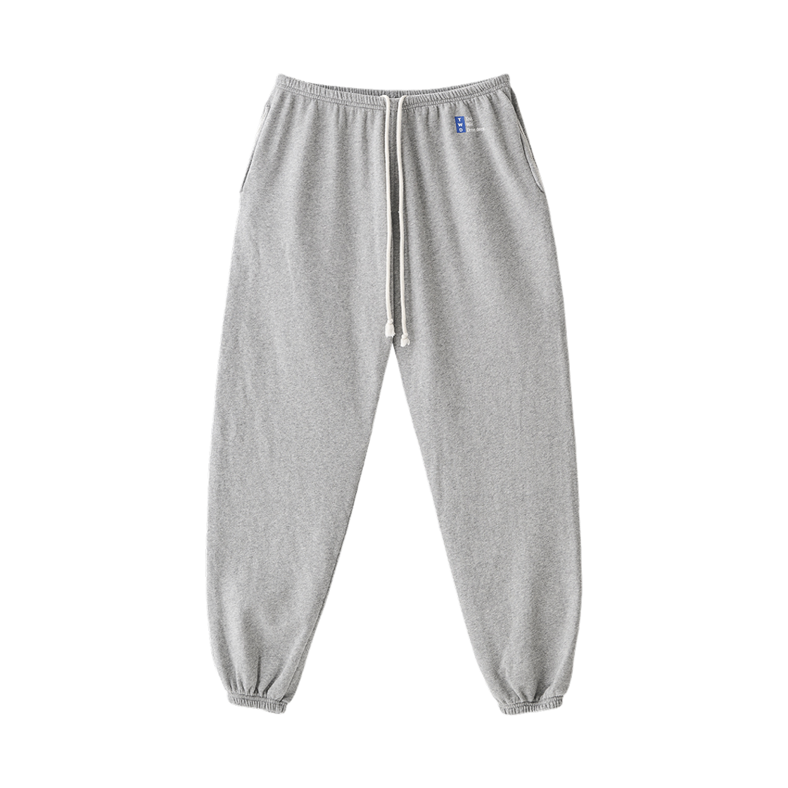투위드 빈티지 소프트 플리스 스웻팬츠 그레이(Tuewid Twd Logo Vintage Soft Fleece Sweatpants In Heather Gray)