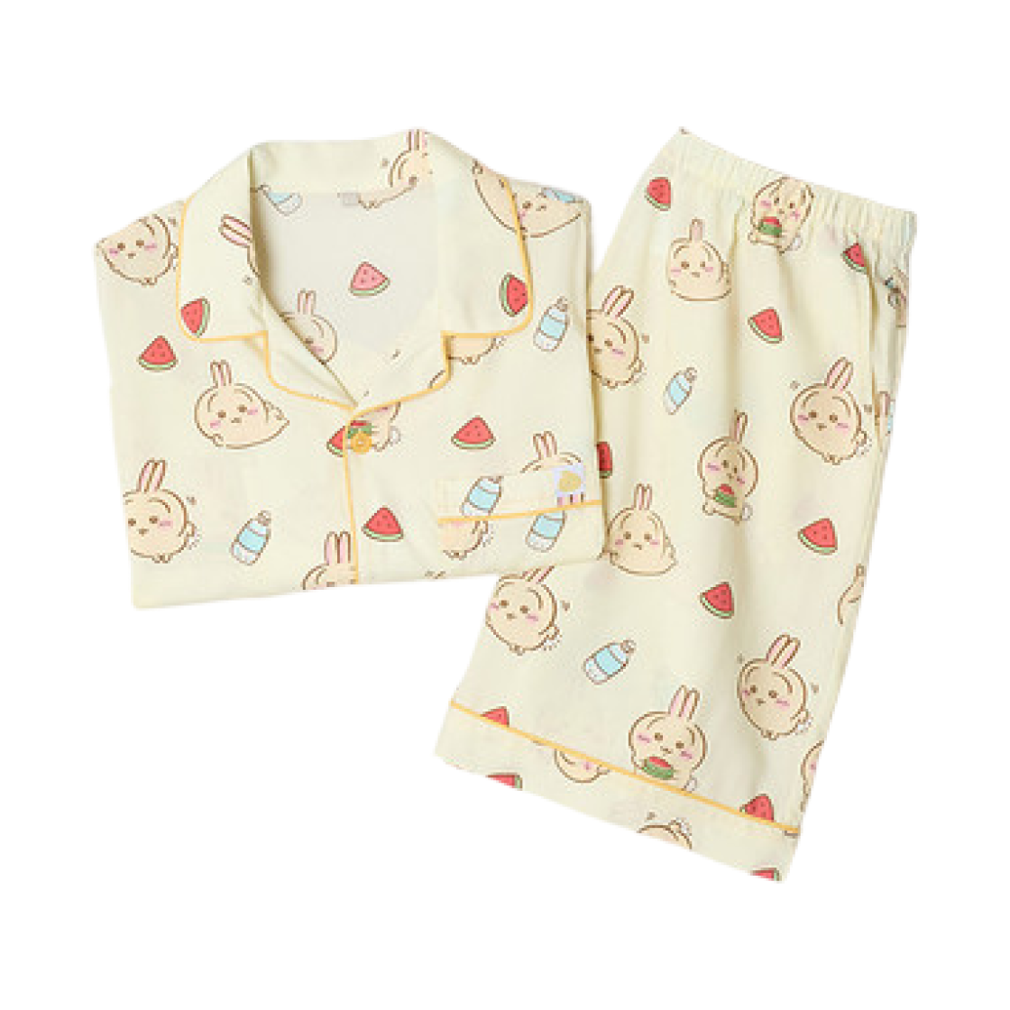 - Spao x Chiikawa Short Sleeve Pajama Yellow