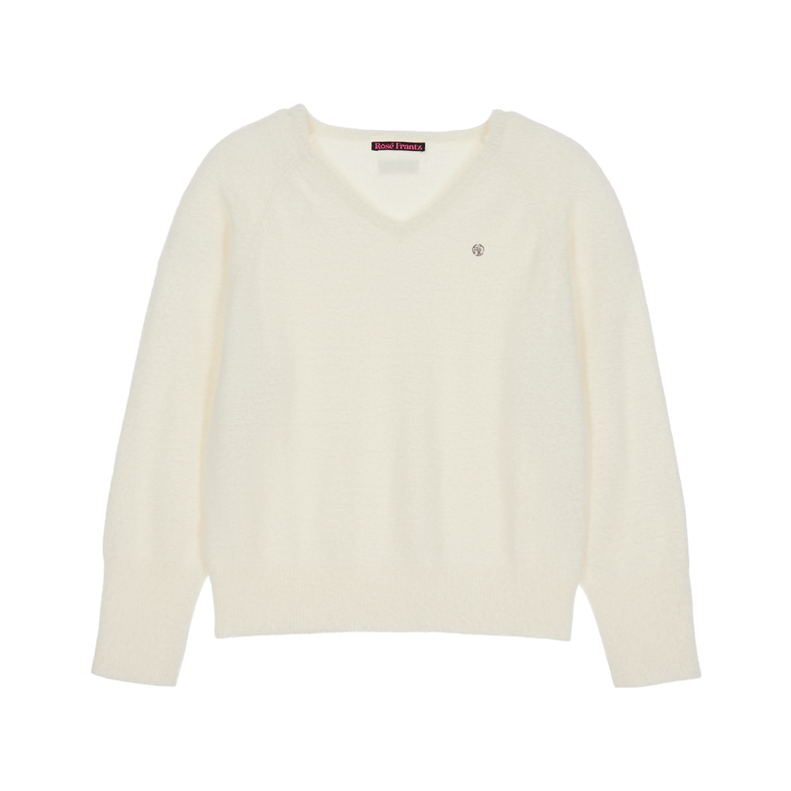로제프란츠 퍼 브이넥 니트 아이보리(Rosefrantz Fur V-neck Knit [Ivory])