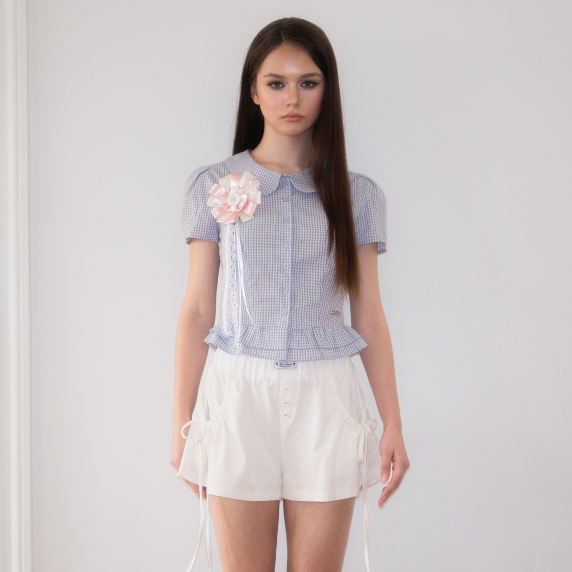 로제프란츠 리본 플레어 카고 팬츠 아이보리(Rosefrantz Ribbon Flare Cargo Pants [Ivory]) - 4