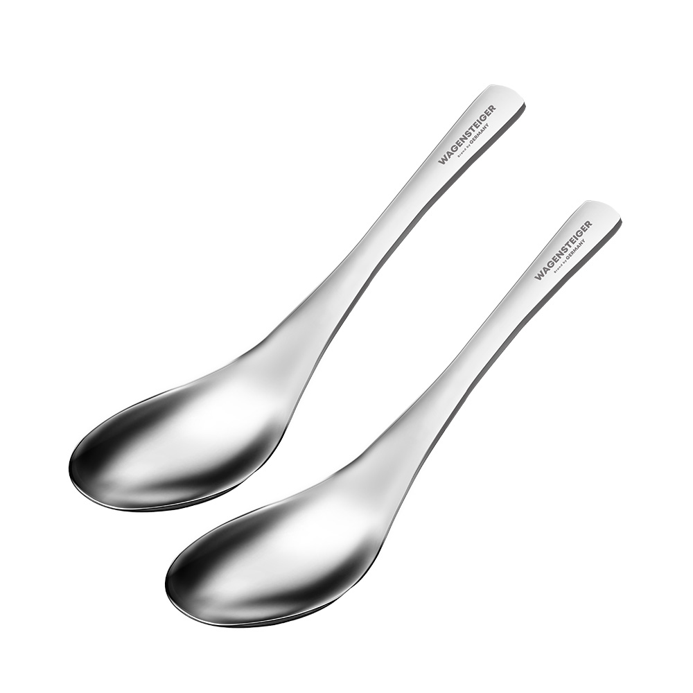바겐슈타이거 올 스텐 304 룬트 누들 라면 우동 스푼 2P(WAGENSTEIGER All Stainless Steel 304 Rundt Noodle & Udon Spoon 2P Set) - 6