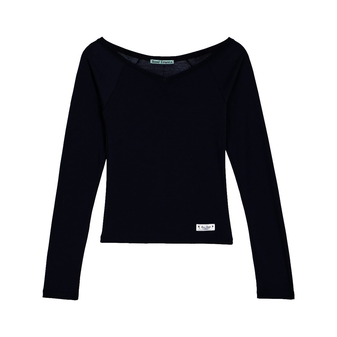 RS25FLS115BLK Rosefrantz Soft Curve V-neck Long Sleeve [Black]