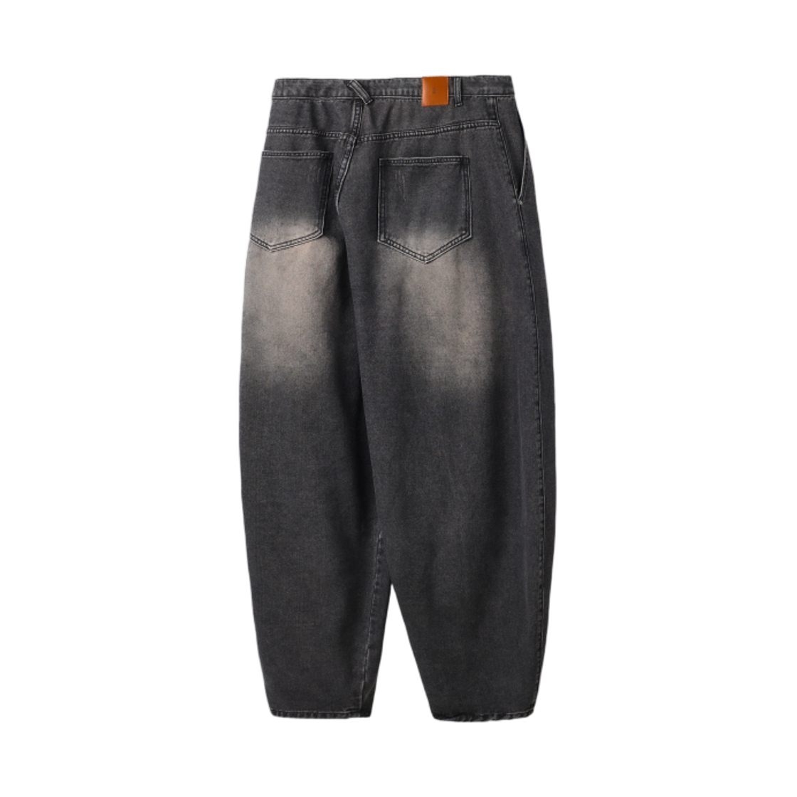디미트리블랙 ASI 에센셜 커브드 벌룬 데님 팬츠 빈티지 블랙(Dimitri Black ASI Essential Curved Balloon Denim Pants Vintage Black) - 2