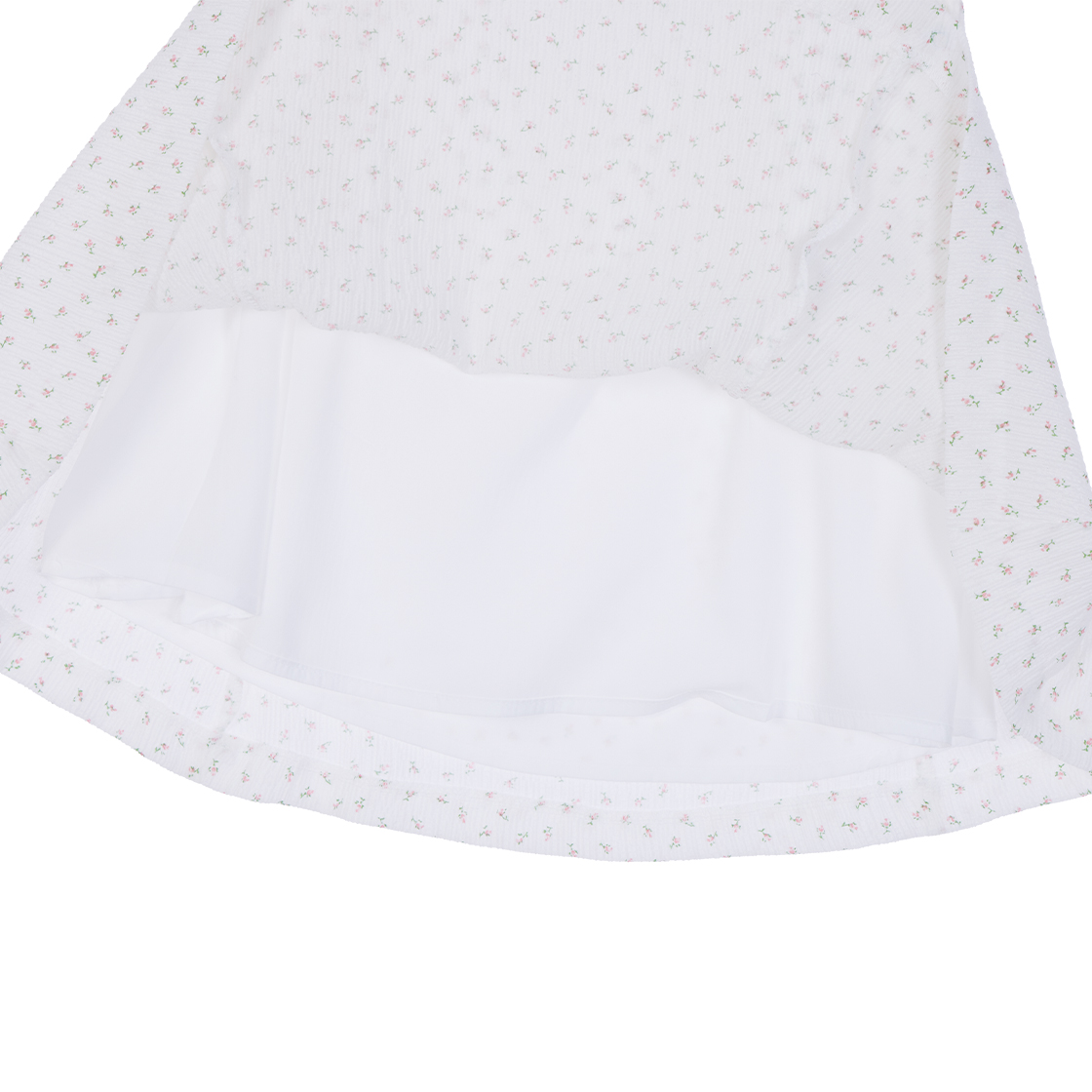 로제프란츠 레이스 셔링 버튼 플레어 원피스 아이보리(Rosefrantz Lace Shirring Button Flare Dress [Ivory]) - 4