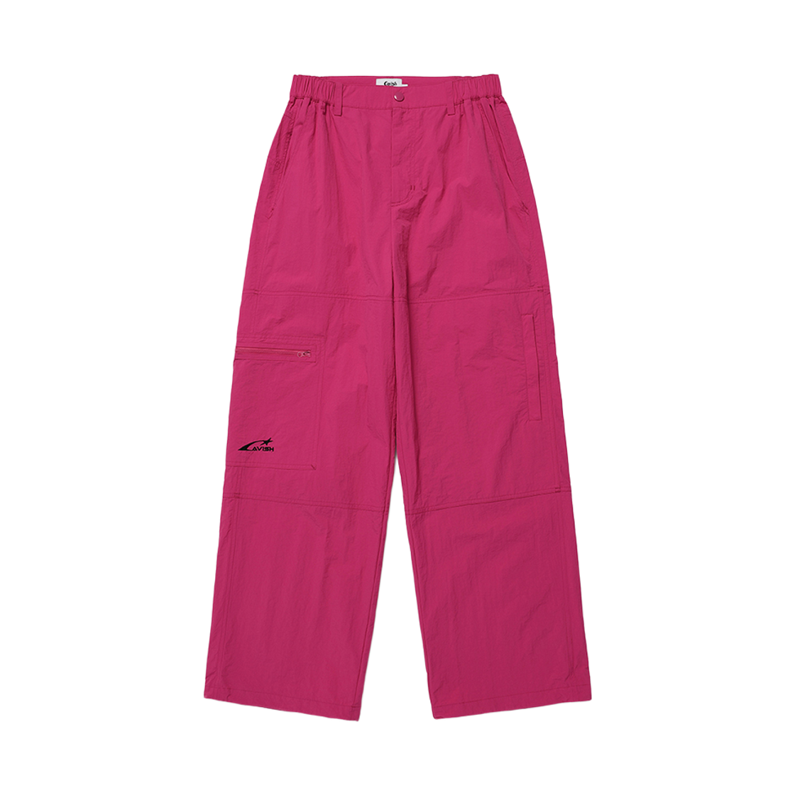 CV2ESUPA10APK CAVISH Nylon Space Cargo Pants Pink