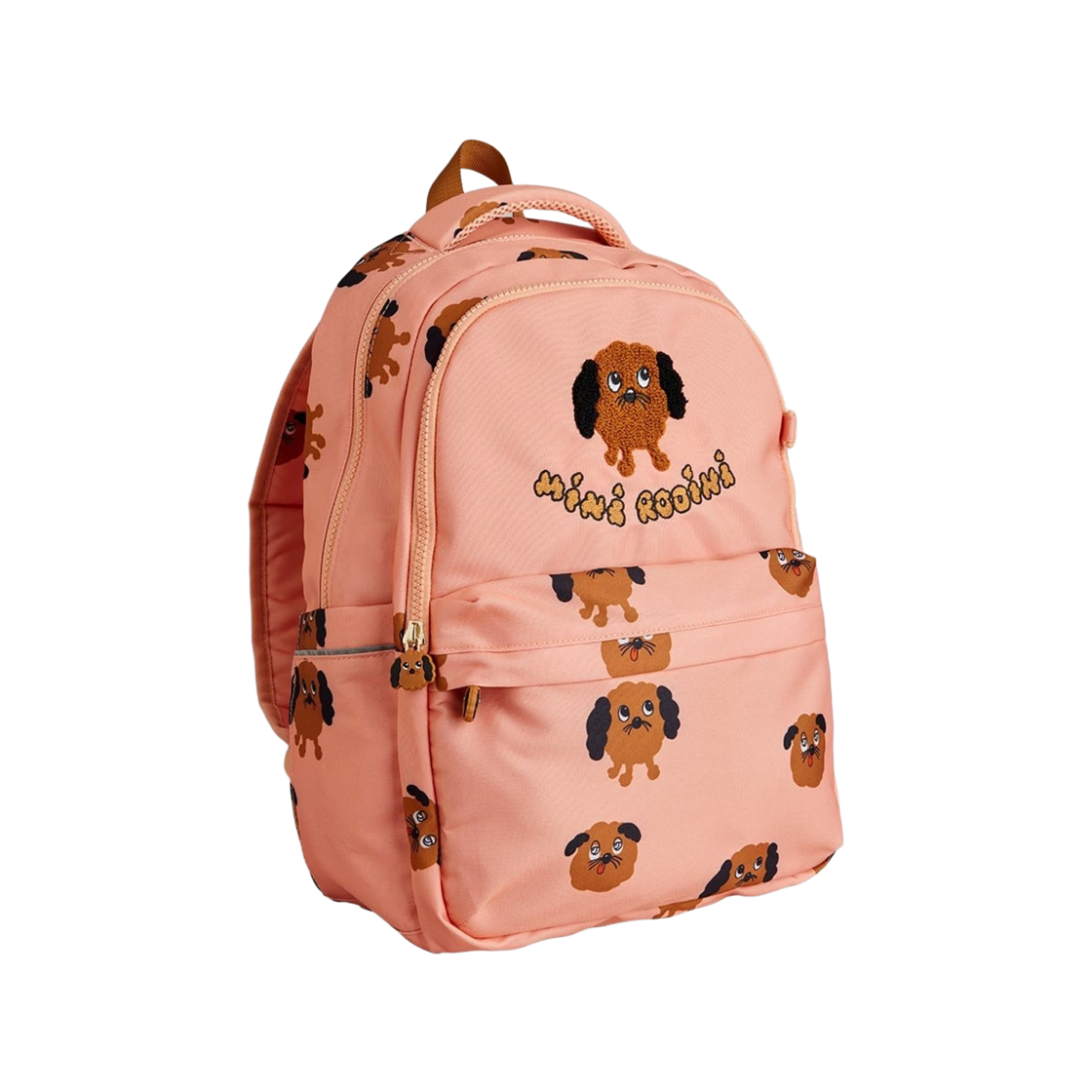 (키즈) 미니 로디니 도기스 스쿨 백팩 핑크((Kids) Mini Rodini Doggies School Backpack Pink)