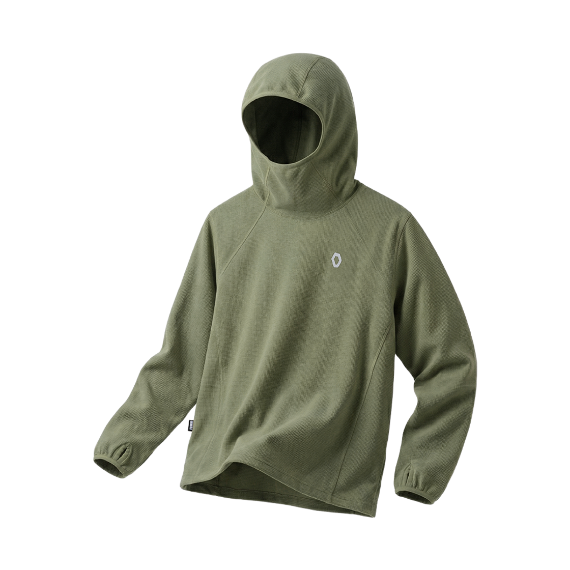 에프씨엠엠 스포츠 컴포트 바라클라바 와플 후디 세이지 그린(FCMM SPORT Comfort Balaclava Waffle Hoodie Sage Green)