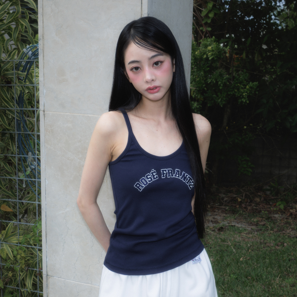 로제프란츠 라운드 패치 슬리브리스 네이비(Rosefrantz Round Patch Sleeveless [Navy]) - 4