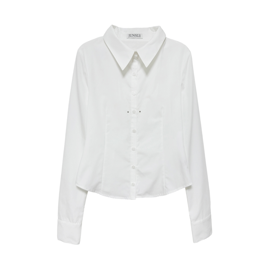 준수이 오리진 엔티티 03 스터드 셔츠 화이트(JUNSUI ORIGIN ENT03 Studded Shirt White)