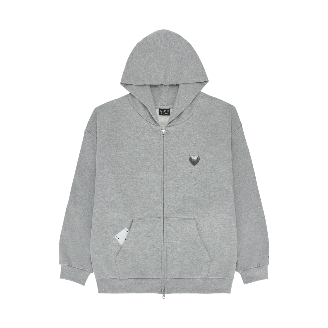 - Park Hyo Shin Live A&E 2026 E Zip-Up Hoodie Grey