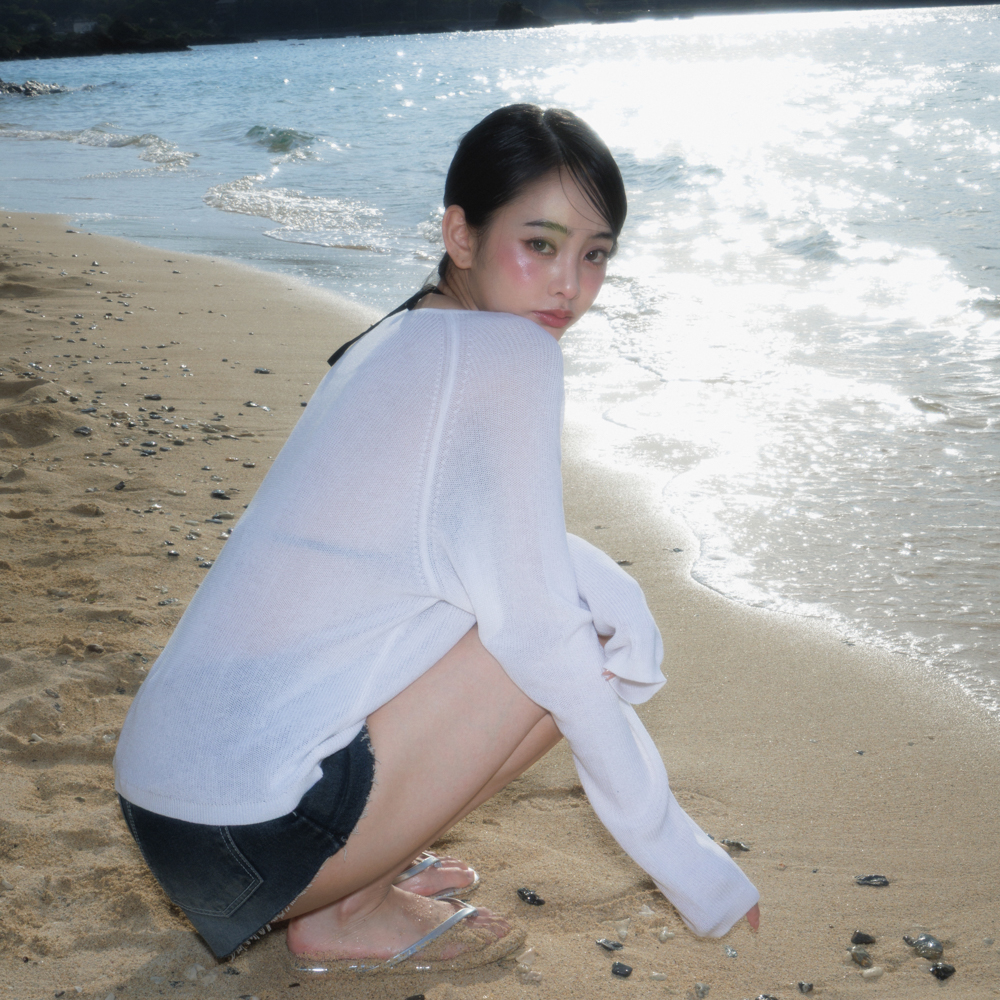 로제프란츠 보트넥 시스루 베이직 니트 아이보리(Rosefrantz Boatneck Sheer Basic Knit [Ivory]) - 6