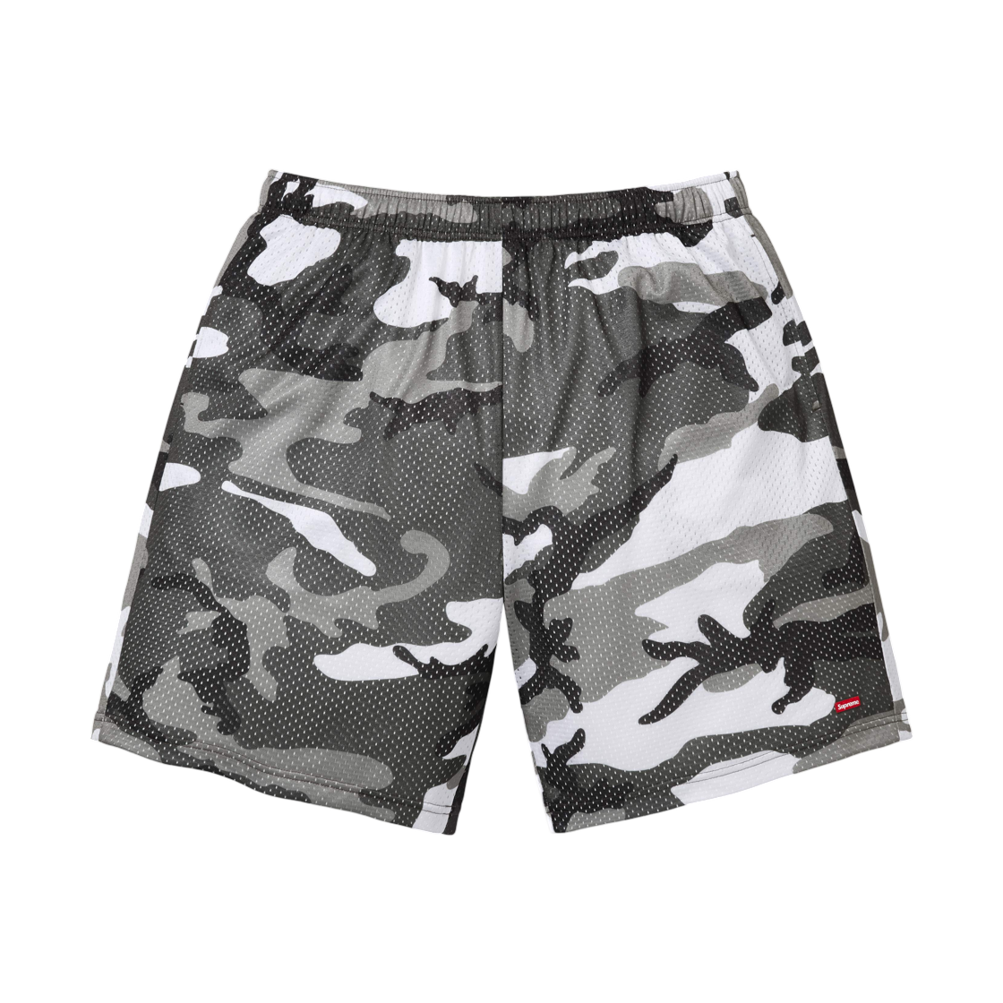 - Supreme Small Box Baggy Mesh Short Snow Camo - 26SS