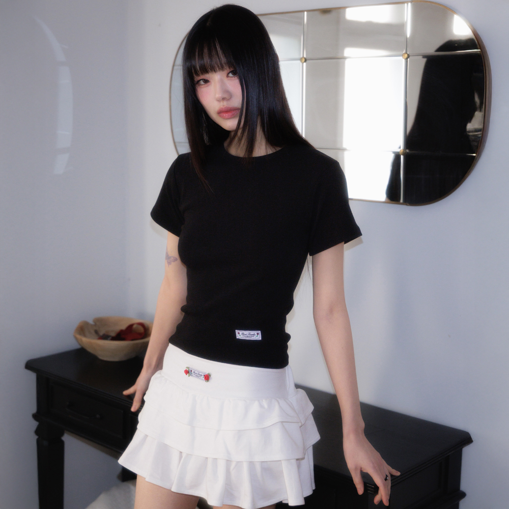 로제프란츠 에센셜 로즈 라벨 티셔츠 블랙(Rosefrantz Essential Rose Label T-Shirt [Black]) - 6