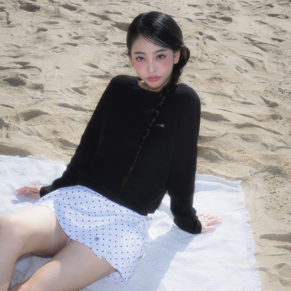 로제프란츠 보트넥 시스루 베이직 니트 블랙(Rosefrantz Boatneck Sheer Basic Knit [Black]) - 4