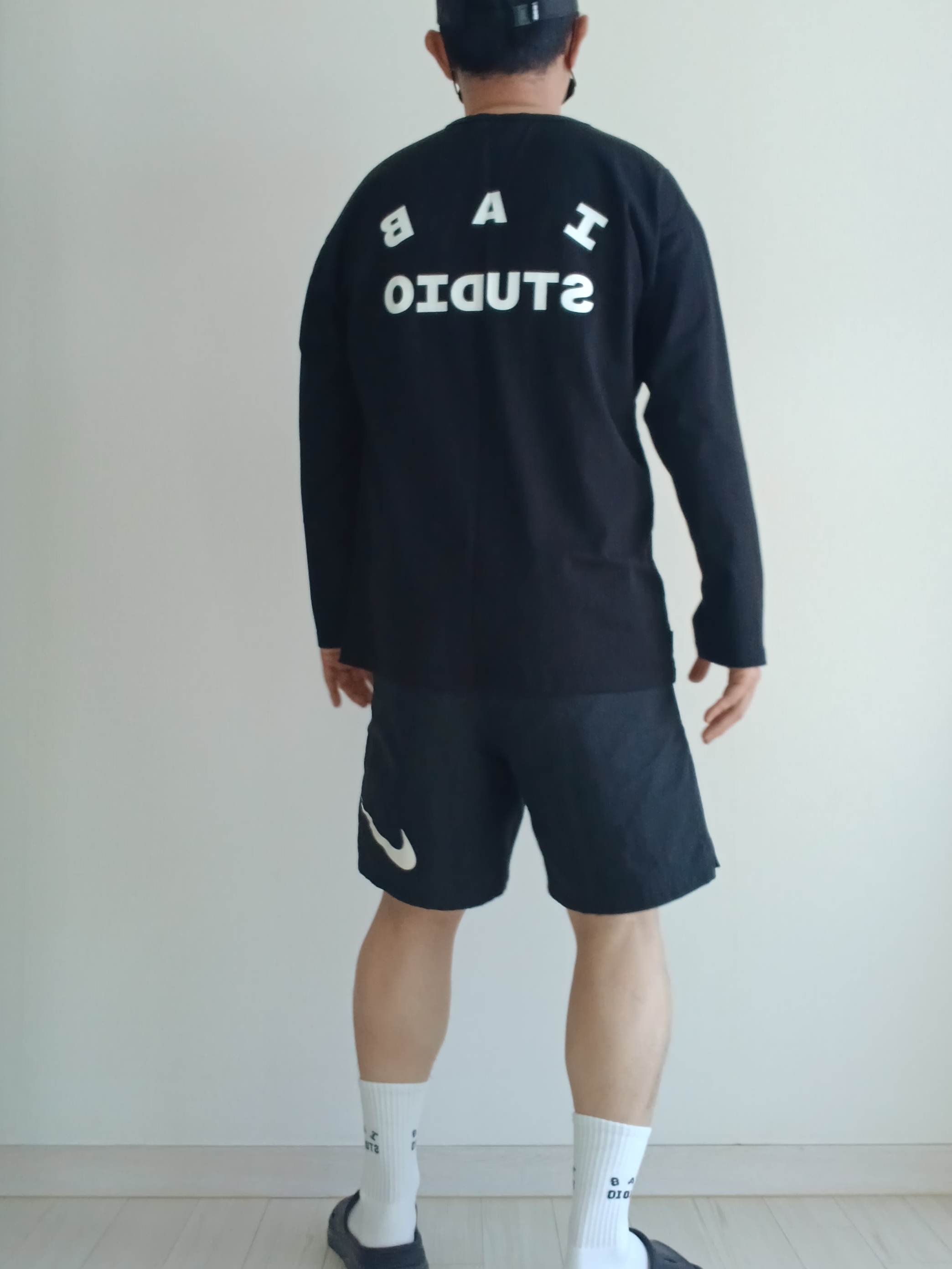 Nike ACG Trail Cap Black, IAB Studio IAB Light Long Sleeve Black 착용 스타일 - 7