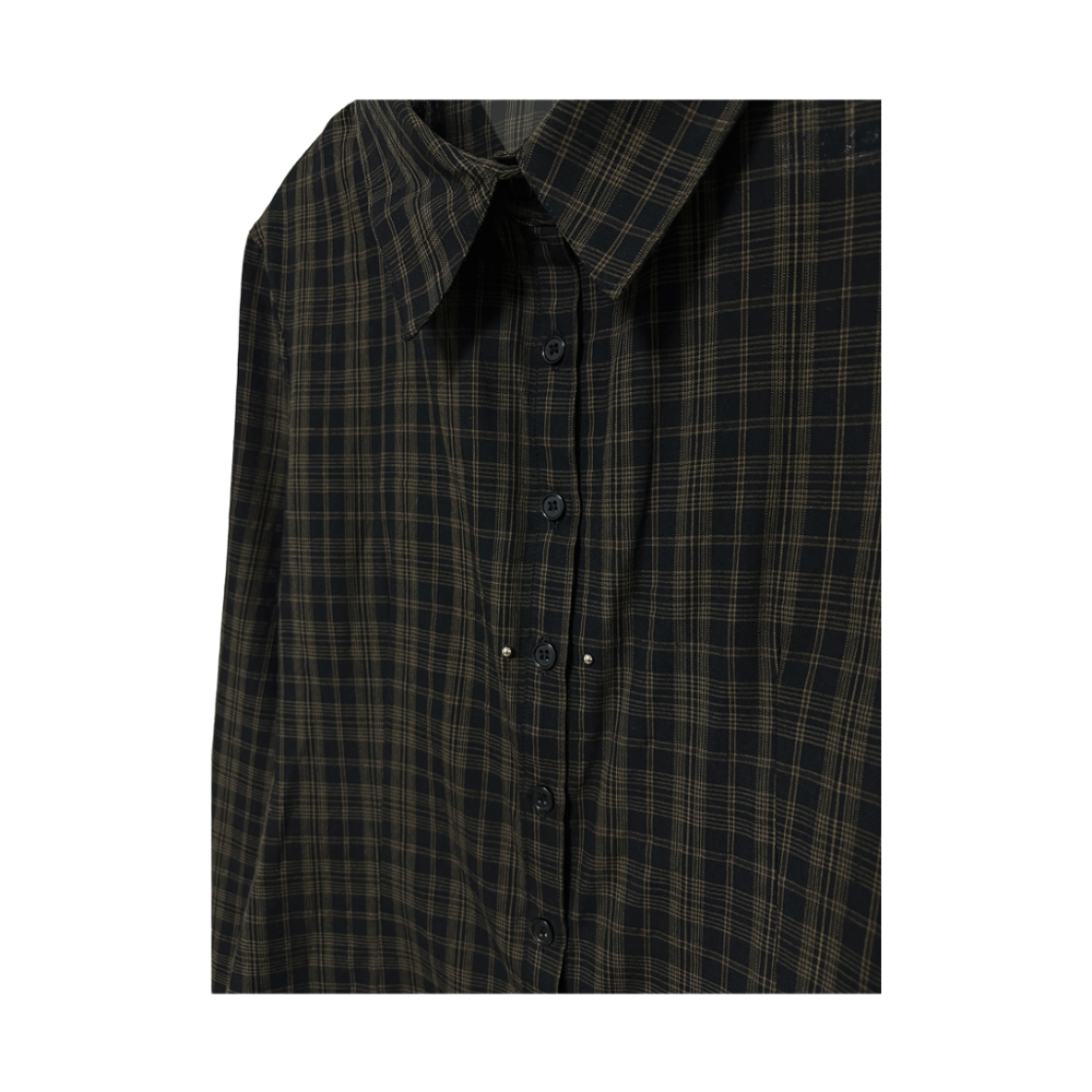 준수이 오리진 엔티티 03 스터드 셔츠 체크(JUNSUI ORIGIN ENT03 Studded Shirt Check) - 3