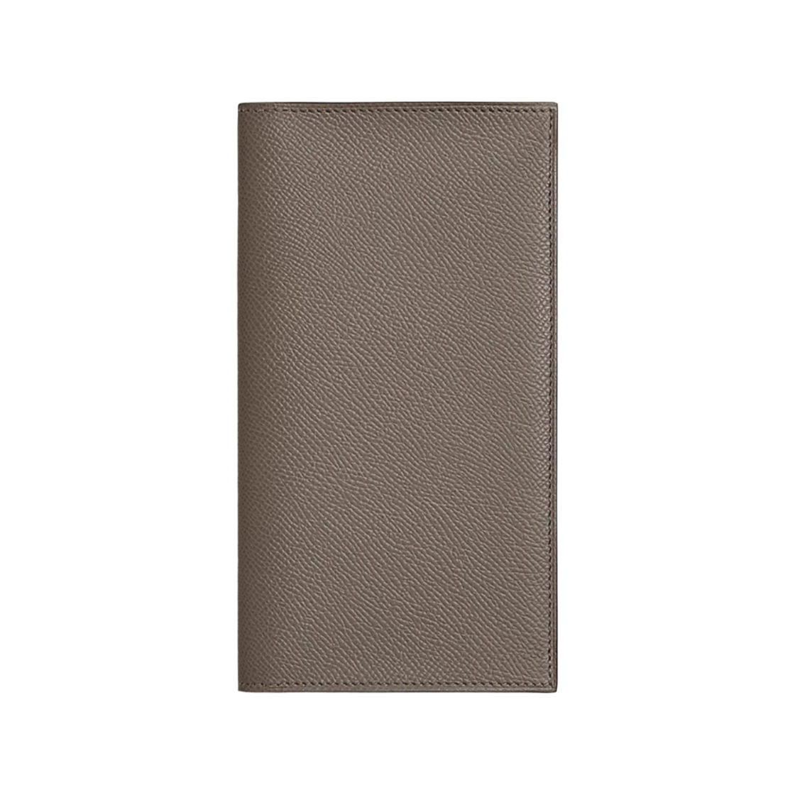 H086998CKAA Hermes Citizen Twill Long Wallet Epsom Calfskin & Palladium Gris Etain Gris Platine Gris Pantin