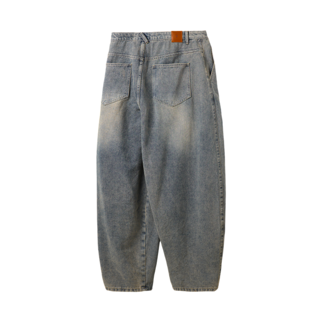 디미트리블랙 ASI 에센셜 커브드 벌룬 데님 팬츠 더스트 인디고(Dimitri Black ASI Essential Curved Balloon Denim Pants Dust Indigo) - 2